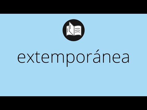 Extemporanea Hakkında Bilgiler